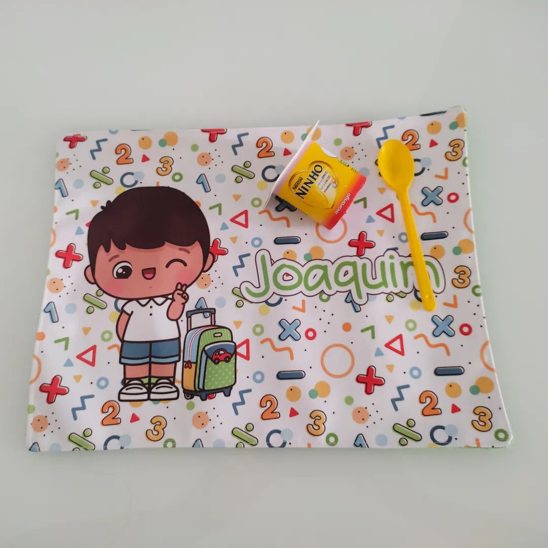 Jogo americano infantil personalizado