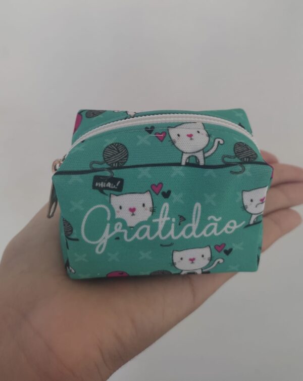 porta moeda gatinho