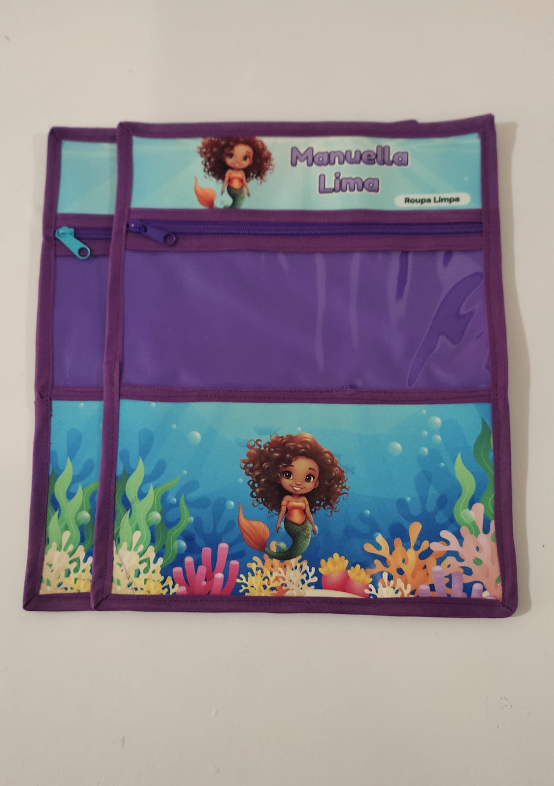 saco de roupa limpa e roupa suja