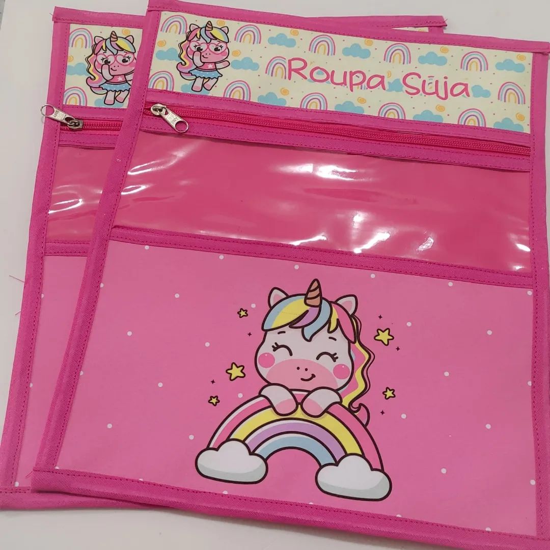 Kit Saquinho de Roupa Limpa e Roupa Suja Personalizado - Imagem 3