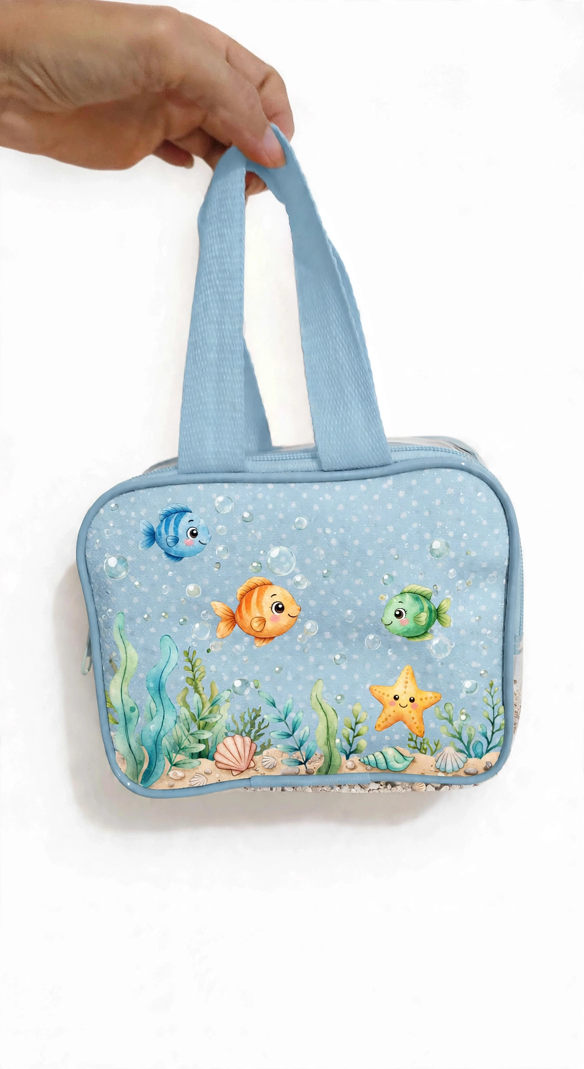Maletinha transparente Personalizada infantil