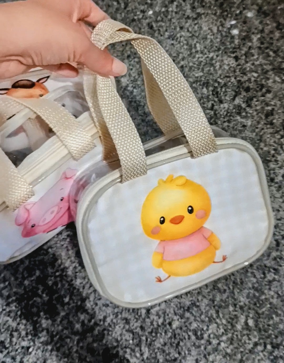Maletinha transparente Personalizada infantil - Imagem 2