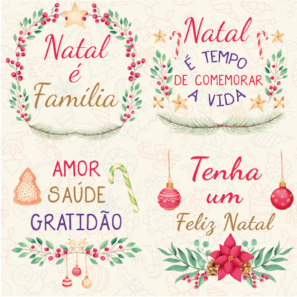 Kit digital frases de natal 2024 - Imagem 3
