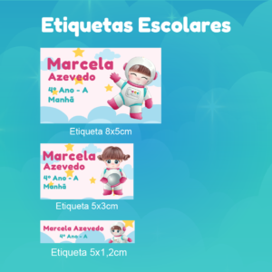 etiqueta escolar