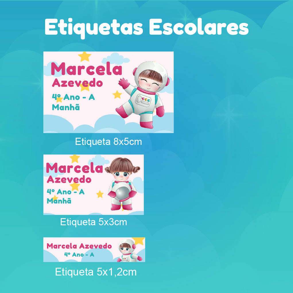 etiqueta escolar