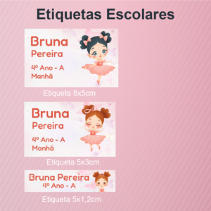 etiqueta escolar