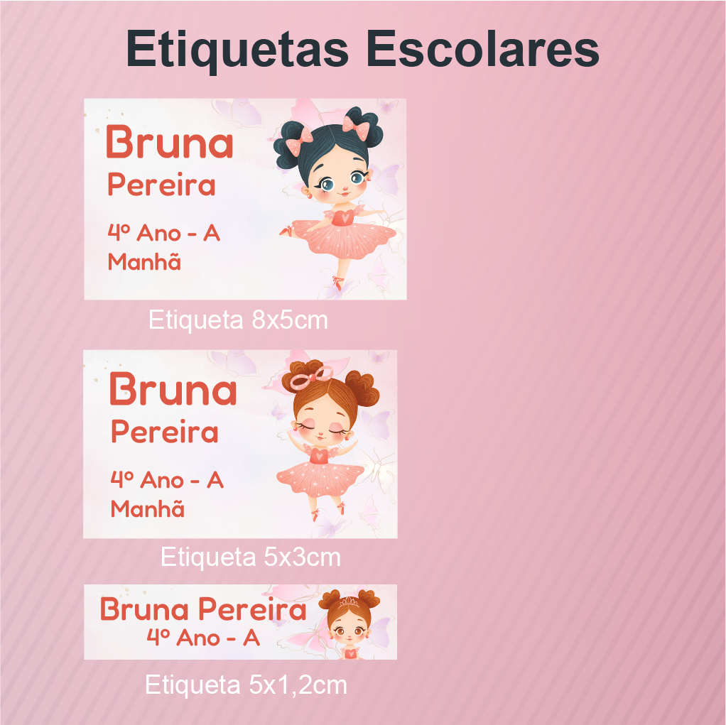 etiqueta escolar