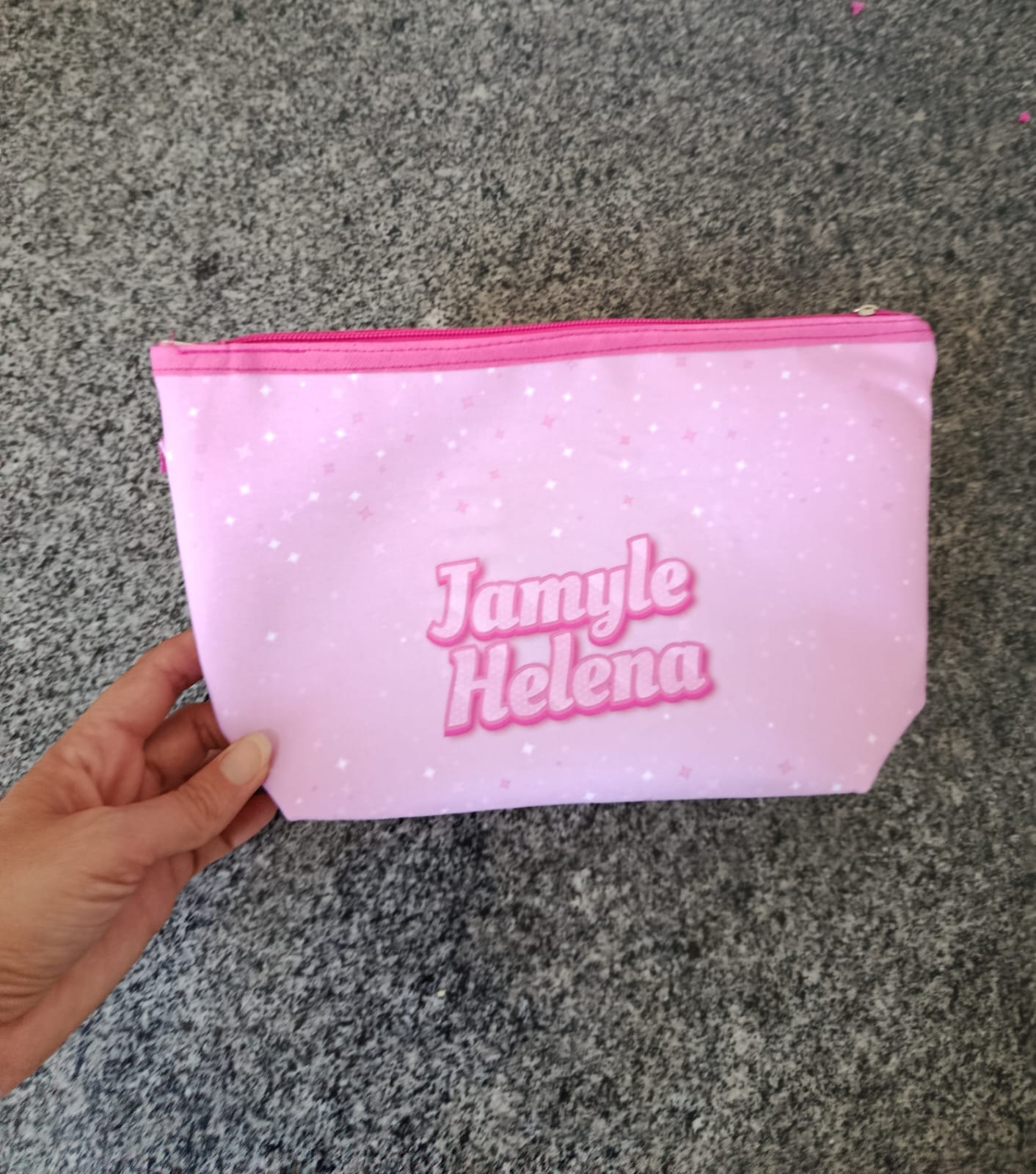 Necessaire Porta Fraldas e lenço Personalizado - Imagem 3